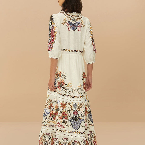 Malindya - שמלת מקסי בוהו־גלאם