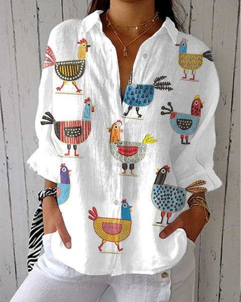 אינגריד - חולצת תרנגולת שובבה