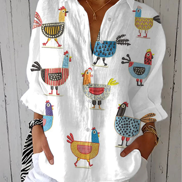 אינגריד - חולצת תרנגולת שובבה