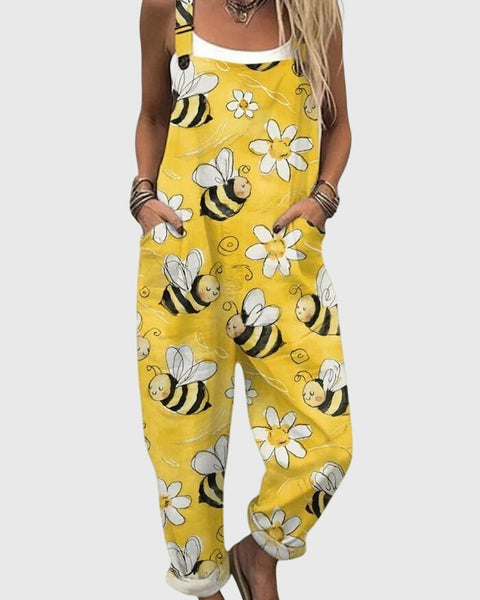 ג'ינס קיץ לנשים עם הדפס שובב