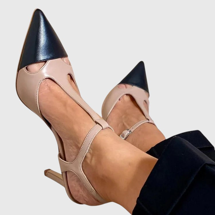 דפנה - נעלי שפיץ דו־גווניות