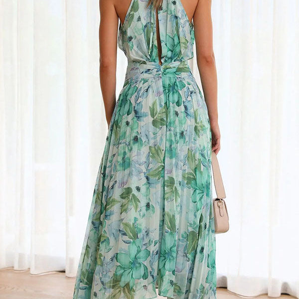 Monyca - שמלת מידי אלגנטית עם קפלים ופרזנטים