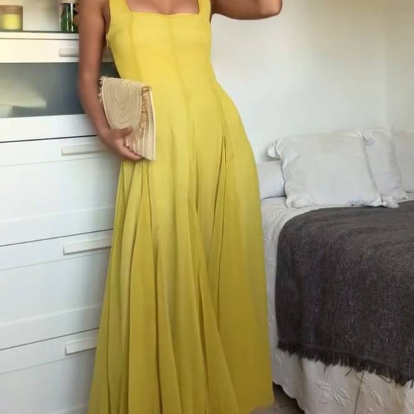 Solmaz - שמלת מקסי קז'ואל עם רצועות