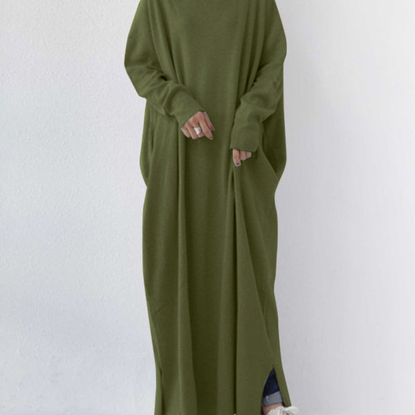 Eudora - שמלת וי-נק אלגנטית ליום יום