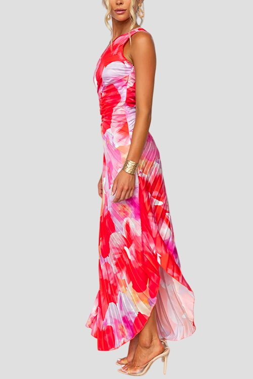 סיבילה - שמלת מקסי קיץ עם קפלים