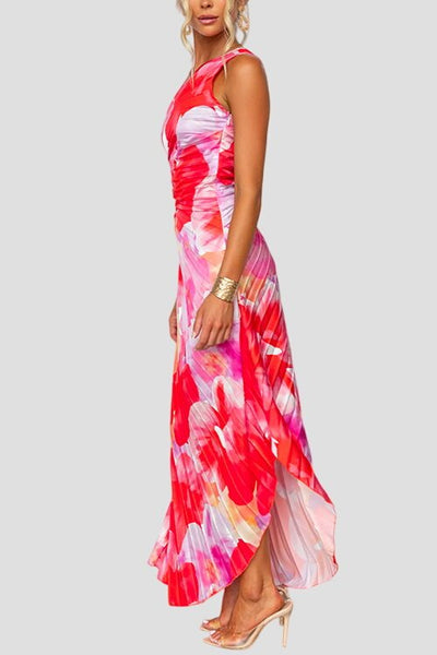 סיבילה - שמלת מקסי קיץ עם קפלים