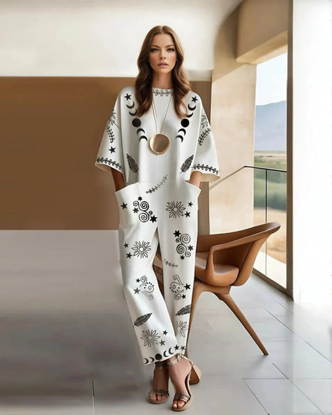 Amar Tali - סרבל רופף אלסטי מכותנה