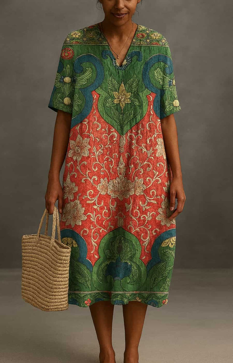 Aubrey - שמלת מידי אופנתית ליום יום