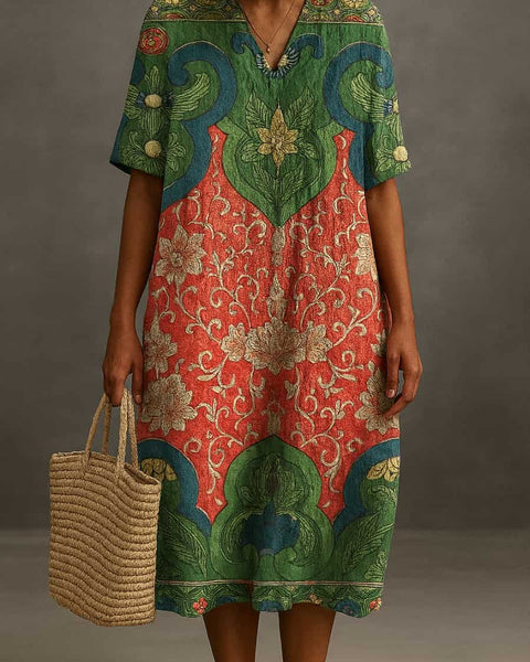 Aubrey - שמלת מידי אופנתית ליום יום