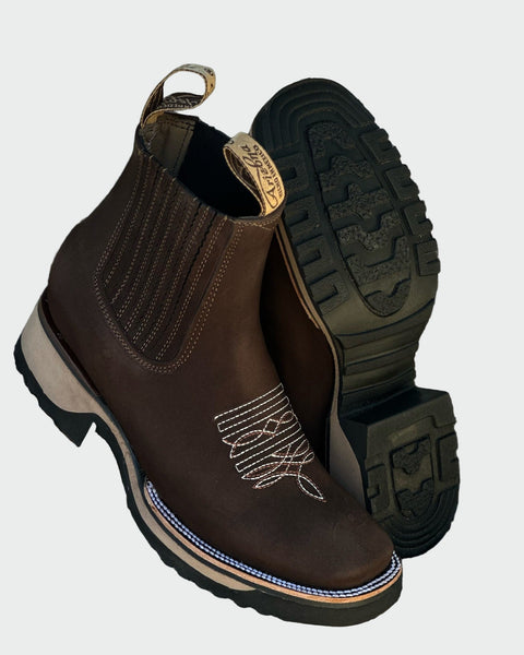 אלונה - מגפי קאובוי מעור