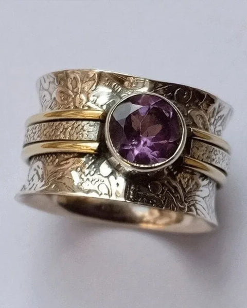 טבעת מדיטציה קריסטלית בוהמיינית