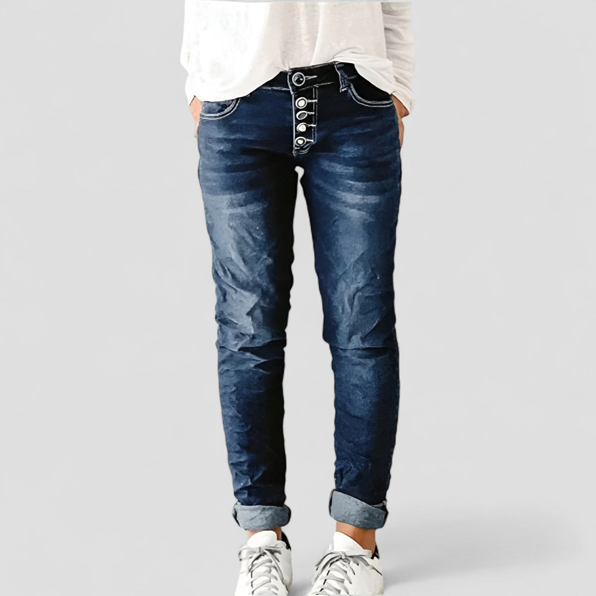 שרה™ | מכנסי ג'ינס אלגנטיים – סגנון קליל, נוחות לכל היום