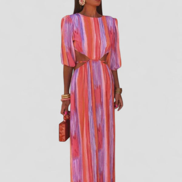 פלאומה | שמלה אלגנטית עם חיתוכים