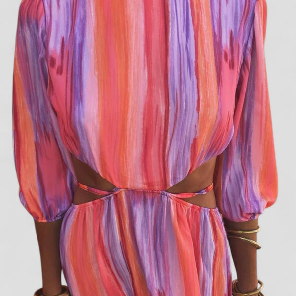 פלאומה | שמלה אלגנטית עם חיתוכים