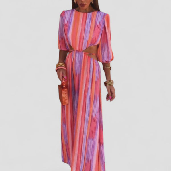 פלאומה | שמלה אלגנטית עם חיתוכים