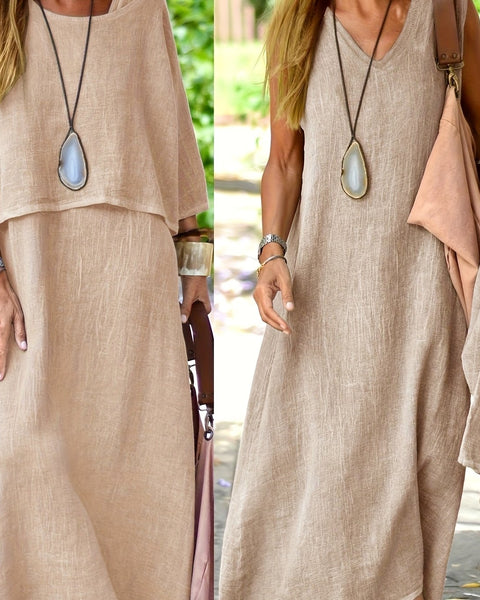 Arline - שמלת שני חלקים מפשתן