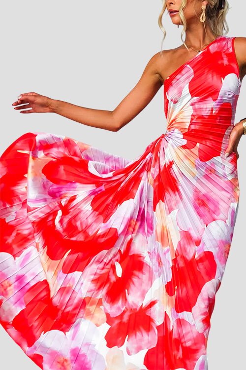 סיבילה - שמלת מקסי קיץ עם קפלים