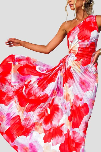 סיבילה - שמלת מקסי קיץ עם קפלים