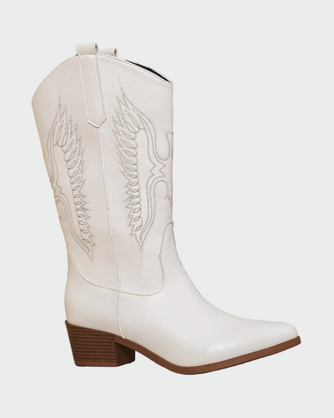 אילה - מגפי קאובוי עור מערביים