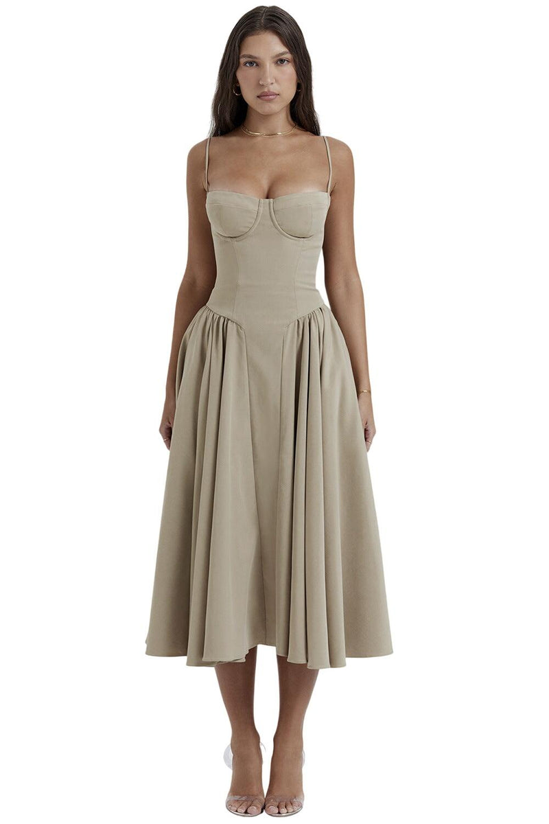 קייקי | שמלת מידי רטרו