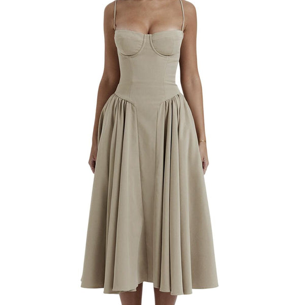 קייקי | שמלת מידי רטרו