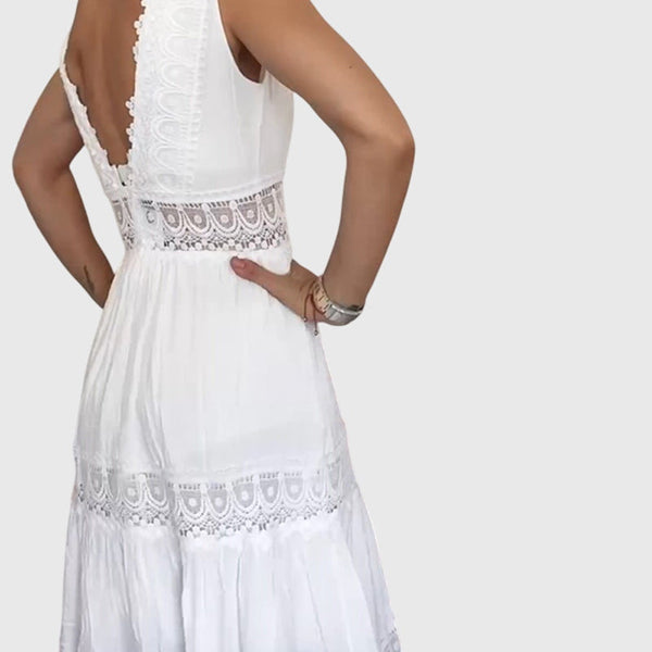 שמלות תחרה עם מחשוף בצורת V (כמעט אזל מהמלאי)