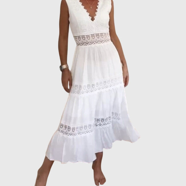 שמלות תחרה עם מחשוף בצורת V (כמעט אזל מהמלאי)