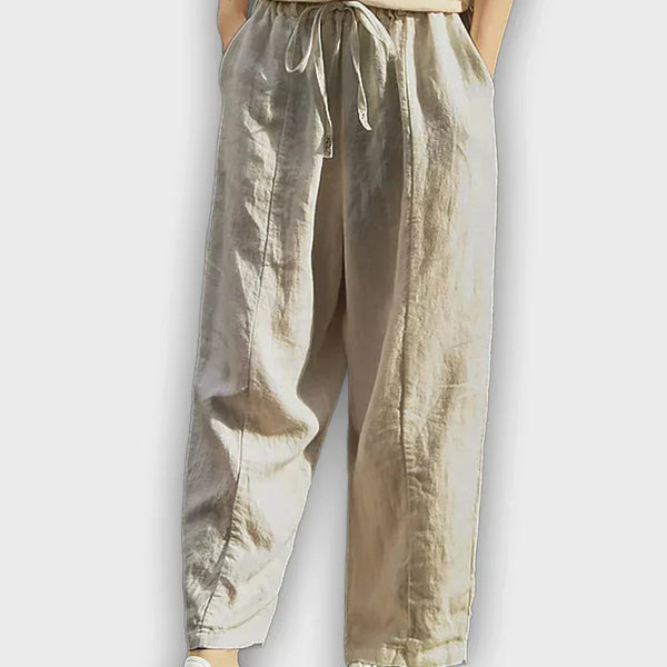 מכנסי כותנה טהורה נוחים בעיצוב אלגנטי