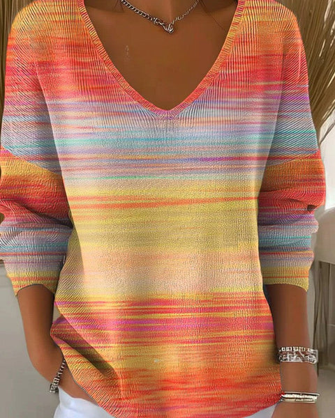 ביאטריס – סוודר עם צווארון V