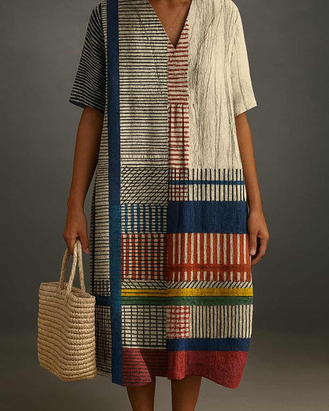 Aubrey - שמלת מידי אופנתית ליום יום