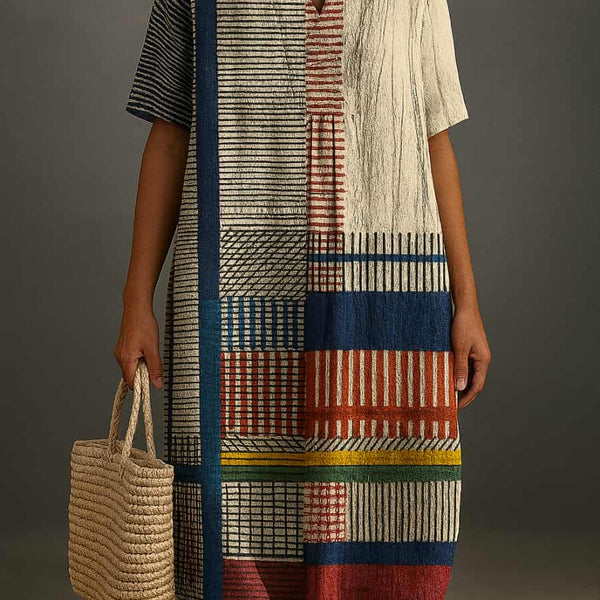 Aubrey - שמלת מידי אופנתית ליום יום