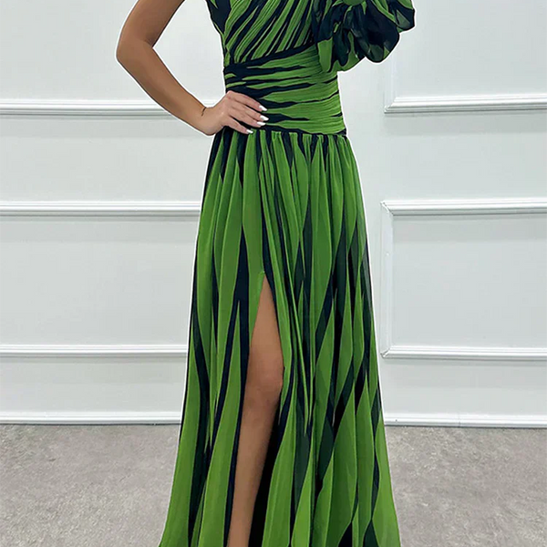 מאיה™ | שמלת מקסי פרחונית מהירה