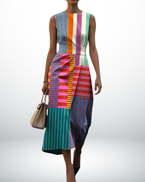 איימי | שמלת גיאומטרית