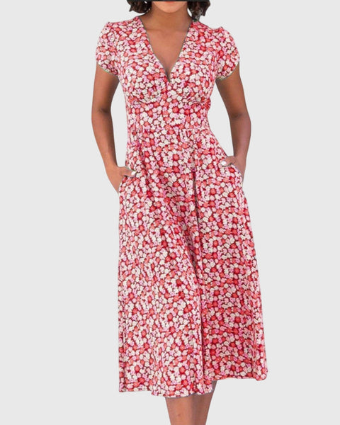 שמלת מידי עם כפתורים