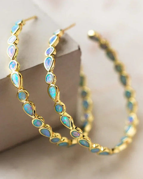 עגילי הוק וינטג' יוקרתיים