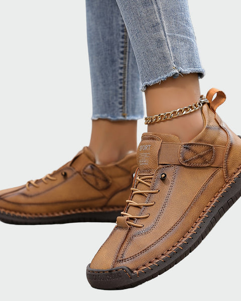 אילנה - נעלי ספורט עור אורטופדיות