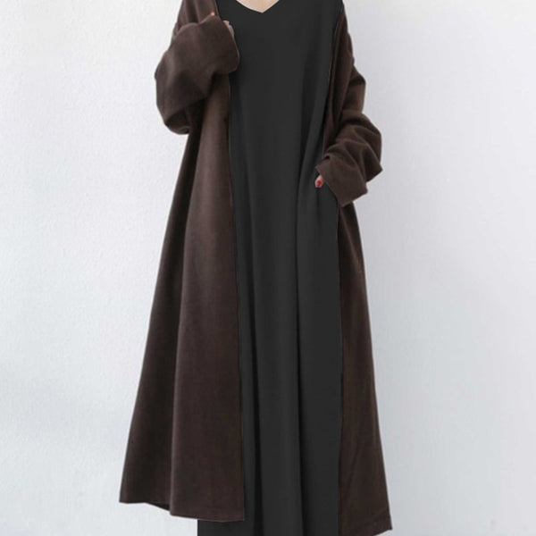 Eudora - שמלת וי-נק אלגנטית ליום יום