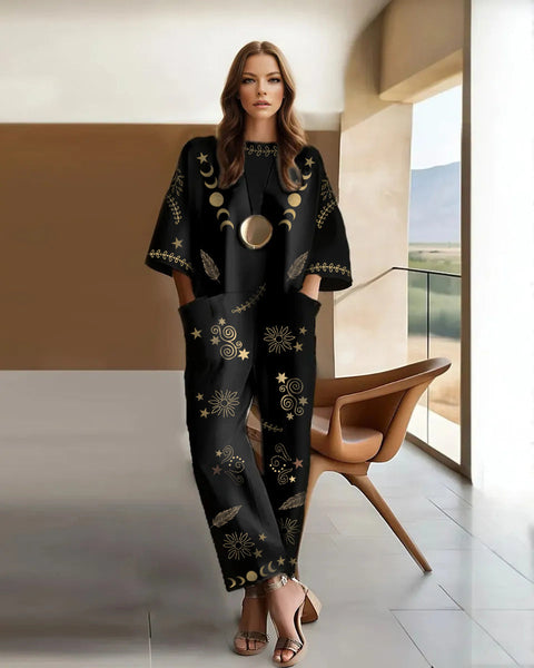 Amar Tali - סרבל רופף אלסטי מכותנה