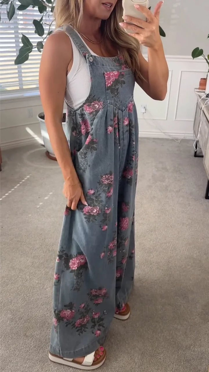 חליפת גזירה פרחונית