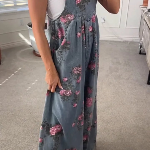 חליפת גזירה פרחונית