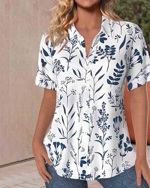 Rae - חולצת פרחים אלגנטית וקז'ואלית