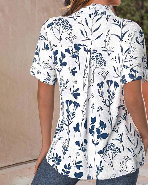 Rae - חולצת פרחים אלגנטית וקז'ואלית