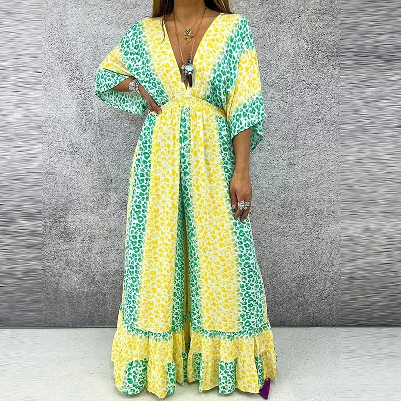 Anthea - אוברול אלגנטי עם מחשוף V ומותניים גבוהים