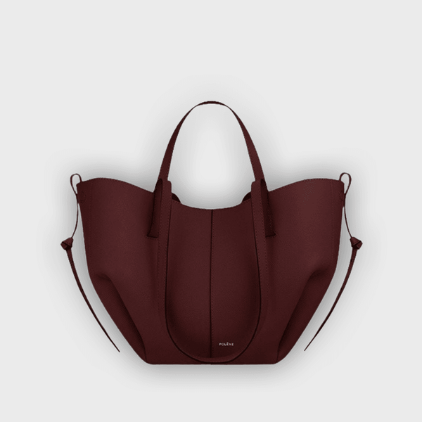 תיק נשיאה מעוצב עם קפלים בצדדים