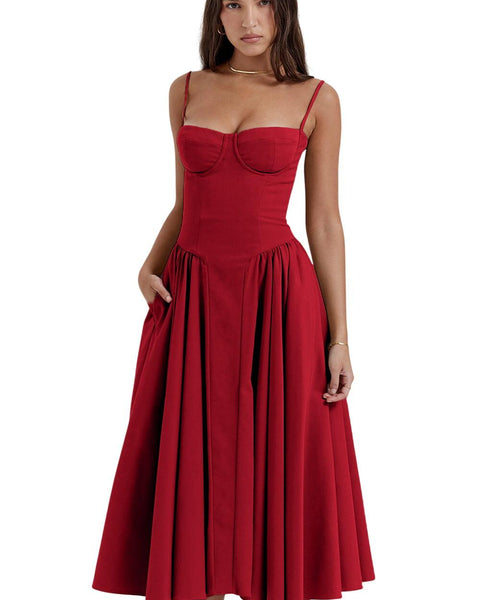 קייקי | שמלת מידי רטרו