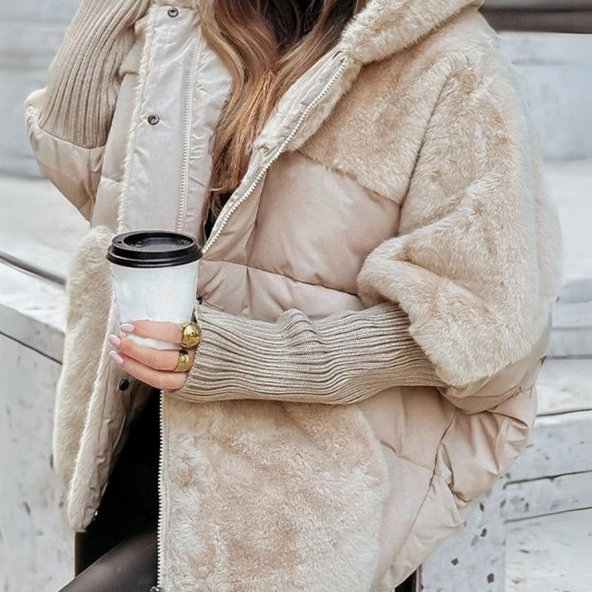 שרוולה™ | מעיל תרמי עם כובע