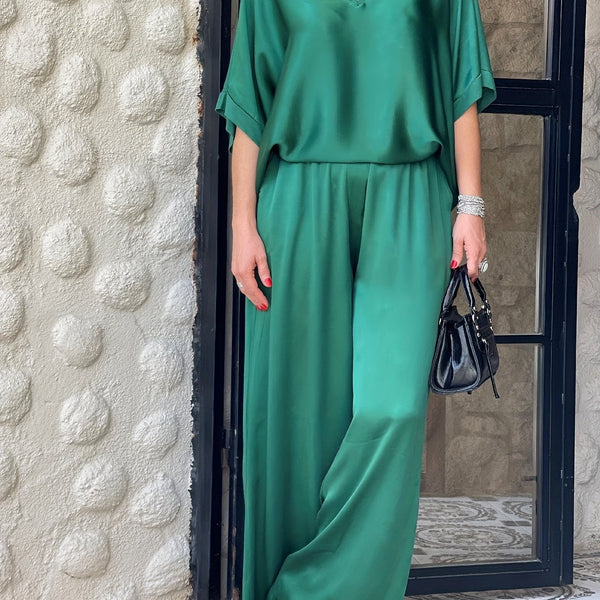 Ashlee - סט אלגנטי עם שרוולים קצרים