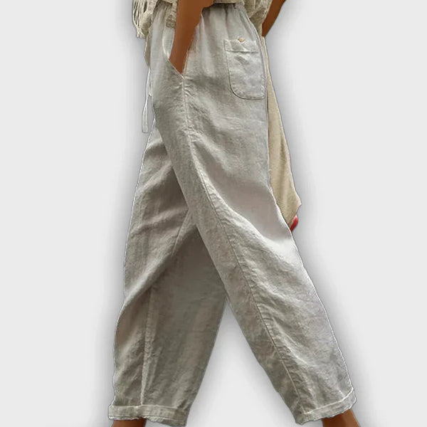 מכנסי כותנה טהורה נוחים בעיצוב אלגנטי