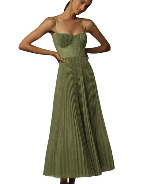 אודילה | שמלת מידי טול מקופלת