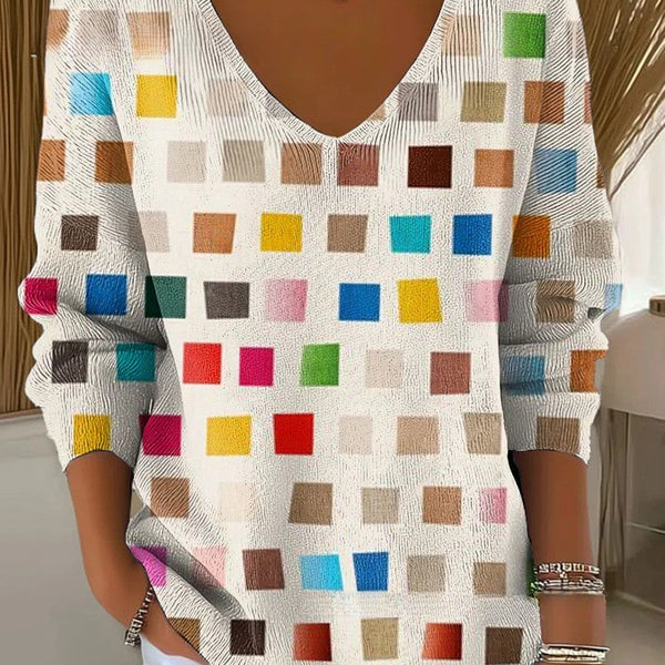 ביאטריס – סוודר עם צוואר V